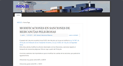 Desktop Screenshot of imdg.es