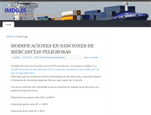 Tablet Screenshot of imdg.es